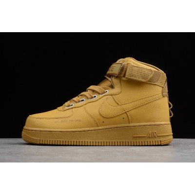 Nike Air Force 1 High Utility Wheat Kahverengi / Altın / Kaykay Ayakkabı Türkiye - 5W3D25PD